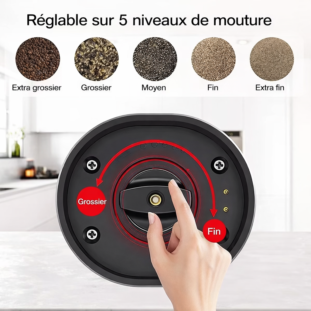 Moulin à épices électrique rechargeable