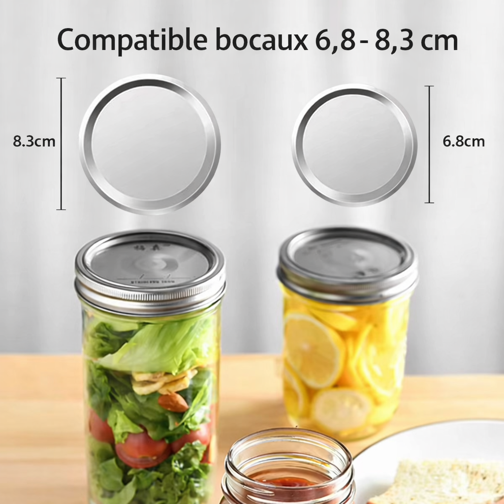 Kit sous vide électrique AURO pour bocaux Mason – Fraîcheur longue durée