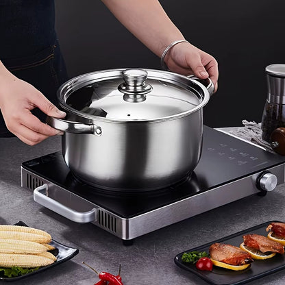 Ensemble de casseroles en acier inoxydable