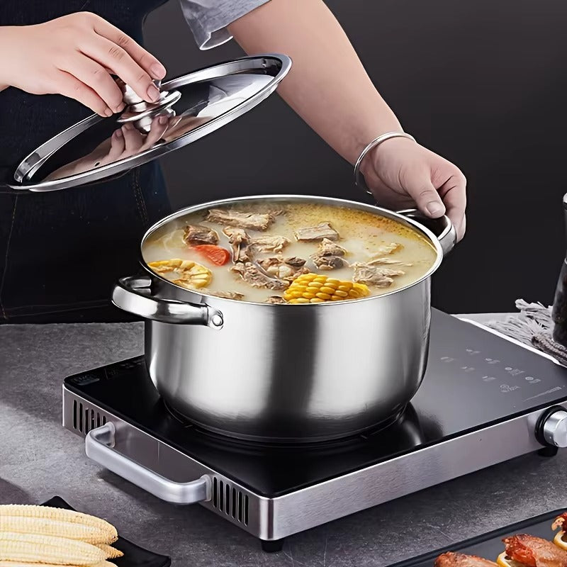 Ensemble de casseroles en acier inoxydable